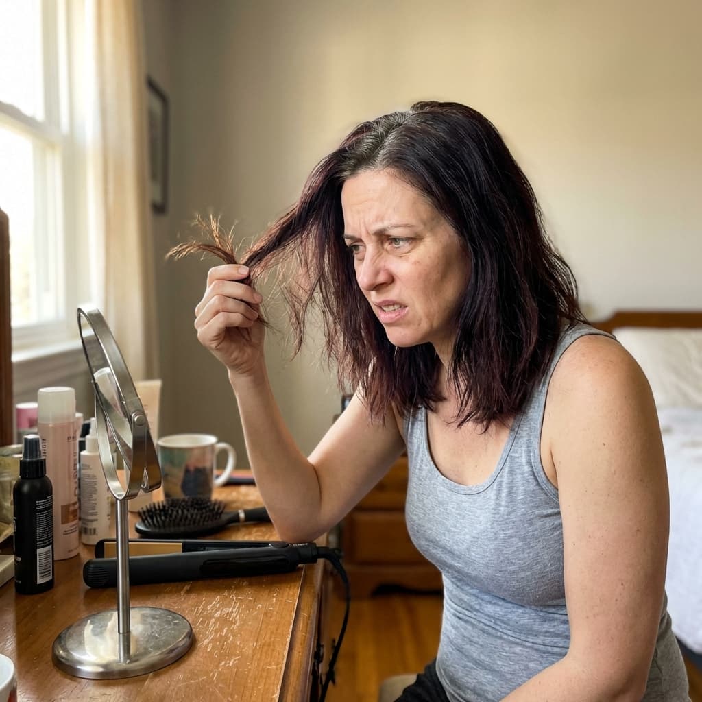 Damaged hair frustration